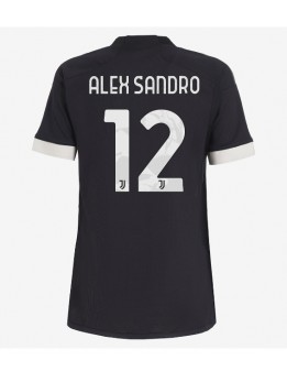 Juventus Alex Sandro #12 Ausweichtrikot für Frauen 2023-24 Kurzarm